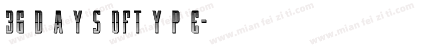 36 D A Y S ofT Y P E字体转换